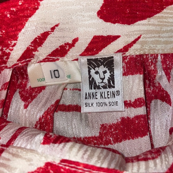 SOLD Anne Klein Silk Skirt 1980/90 - Picture 3 of 3